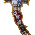 Cosa Nostra - 2010 - cm 150x75 - Tecnica mista e collage su legno - Gian Paolo Gazzola