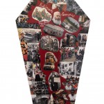 Futurum Tempus - 2010 - cm 96x56 - Tecnica mista e collage su legno - Gian Paolo Gazzola
