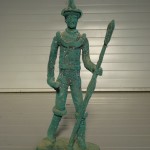 Guardia, 2012 cm 32x13x8, bronzo, Gian Paolo Gazzola