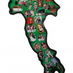Transavanguardia - 2010 - cm 155x81 - Tecnica mista e collage su legno - Gian Paolo Gazzola